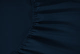 800 Thread Count Egyptian Cotton Grand Splendour Sateen Fitted Sheet - Estate Navy