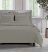 800 Thread Count Egyptian Cotton Grand Splendour Sateen Duvet Cover - Moonstone
