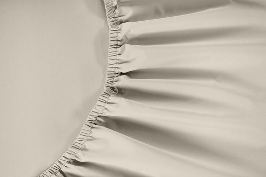 800 Thread Count Egyptian Cotton Grand Splendour Sateen Fitted Sheet - Oak