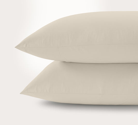 800 Thread Count Egyptian Cotton Grand Splendour Sateen Pillowcase - Oak
