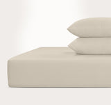 800 Thread Count Egyptian Cotton Grand Splendour Sateen Fitted Sheet - Oak