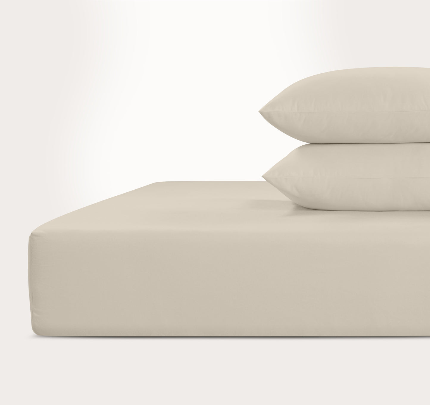 800 Thread Count Egyptian Cotton Grand Splendour Sateen Fitted Sheet - Oak