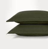 800 Thread Count Egyptian Cotton Grand Splendour Sateen Pillowcase - Olive