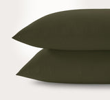 800 Thread Count Egyptian Cotton Grand Splendour Sateen Pillowcase - Olive
