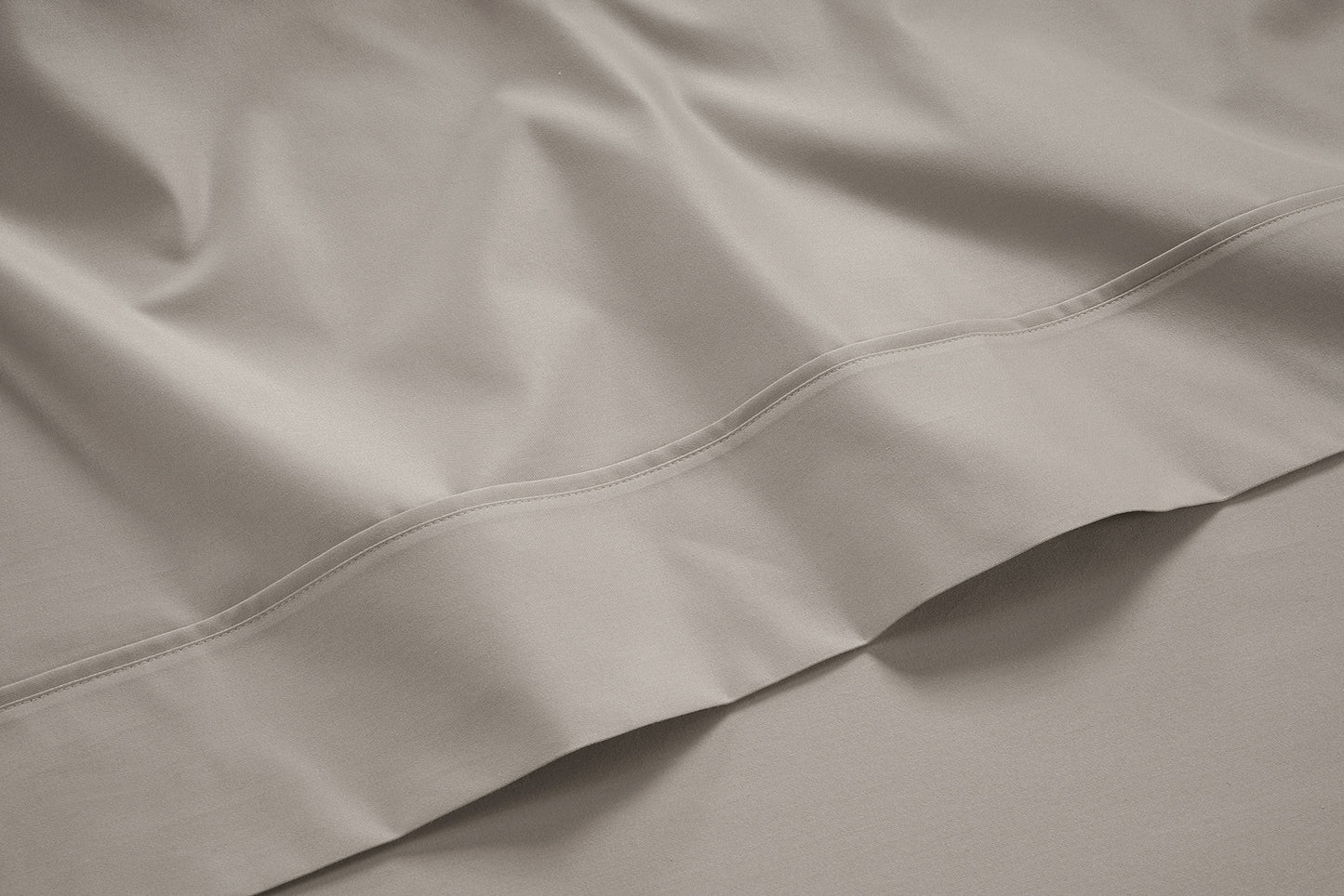 300 Thread Count Brookshire Percale Flat Sheet - Simply Taupe