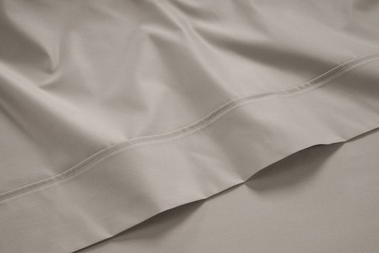300 Thread Count Brookshire Percale Flat Sheet - Simply Taupe