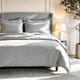 800 Thread Count Egyptian Cotton Grand Splendour Sateen Bedding Set - Moonstone