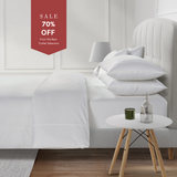800 Thread Count Egyptian Cotton Harrogate Lux Buttery Smooth Duvet Cover - White (OS)