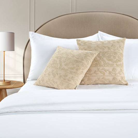 Heather Cushion - 1 Pair Natural (2 Cushions)