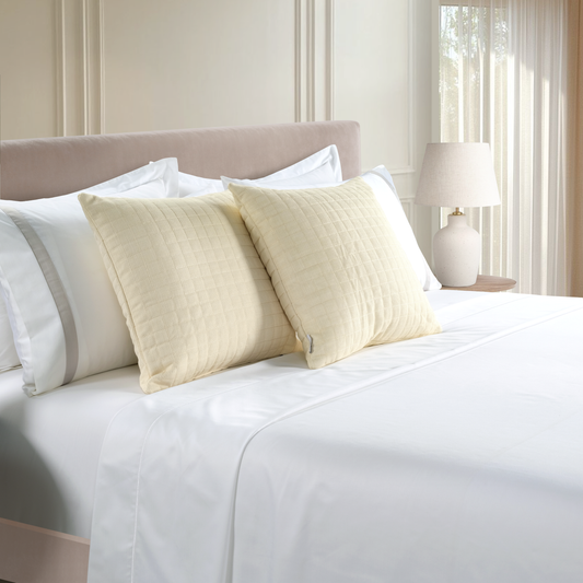 Helena Cushion - 1 Pair White (2 Cushions)