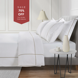 800 Thread Count Egyptian Cotton Kensington Lux Buttery Smooth Duvet Cover - Simply Taupe (OS)