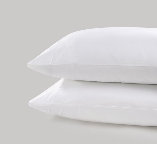 800 Thread Count Pair (2 Pillowcases) of Egyptian Cotton Kensington Lux Buttery Smooth Pillowcases - White
