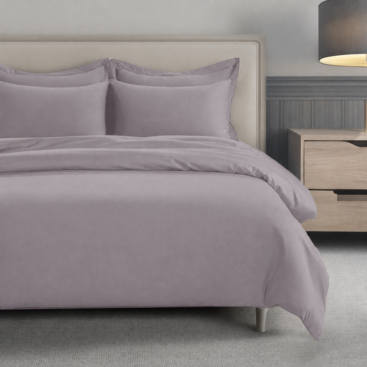 800 thread Count Egyptian Cotton Grand Splendour LUXE Duvet Cover - Sateen Graphite Grey