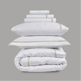 800 Thread Count Egyptian Cotton Margaret LUXE Bedding Set - Bone