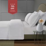 300 Thread Count Percale Oakwood Duvet Cover - Silver Dove Grey
