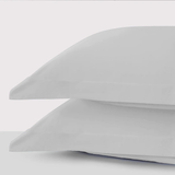 300 Thread Count Pair (2 Pillowcases) of Peaceful Empress Pillowcases -  Silver Dove Grey
