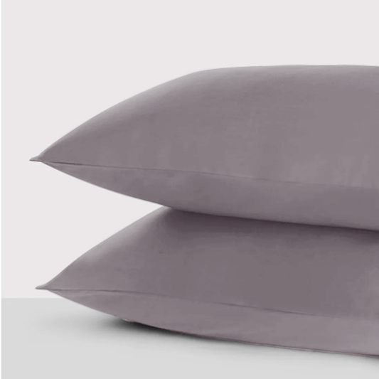 800 thread Count Egyptian Cotton Pair (2 Pillowcases) of Grand Splendour LUXE Pillowcases - Sateen Graphite Grey