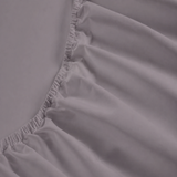 800 thread Count Egyptian Cotton Grand Splendour LUXE Fitted Sheet - Sateen Graphite Grey