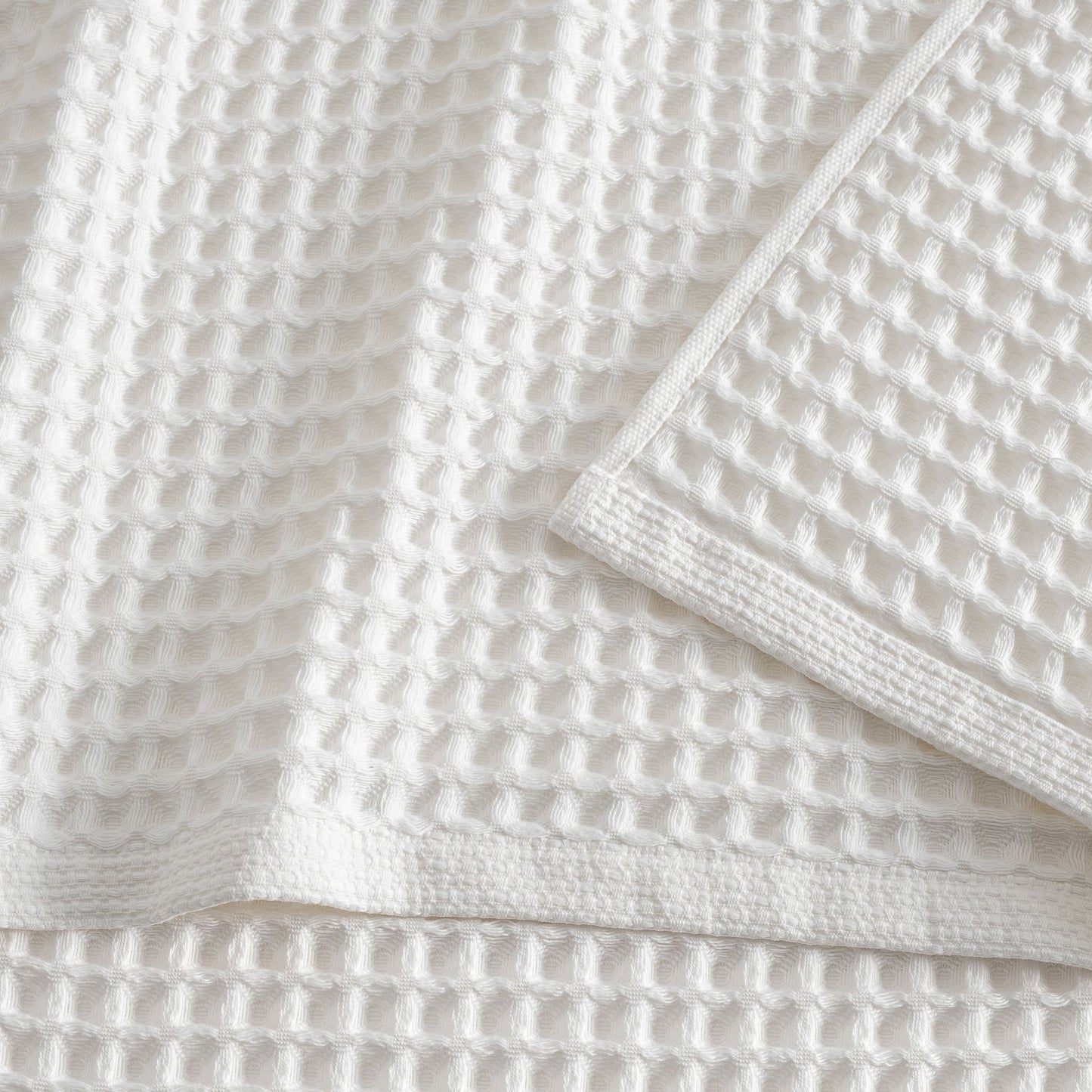 Stratton Waffle Towel Set 500 GSM - White