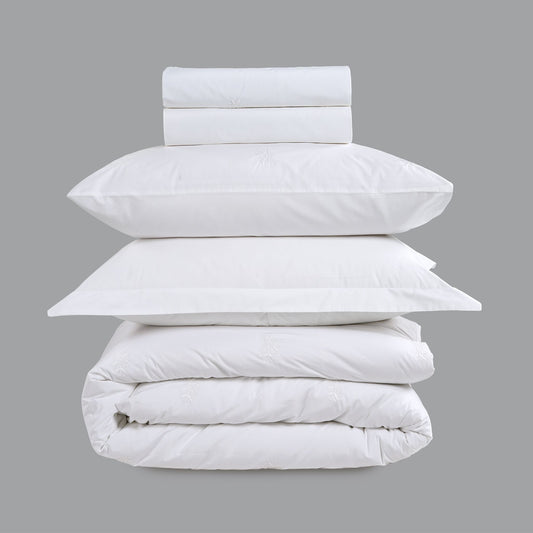 300 Thread Count White Royale Bedding Set