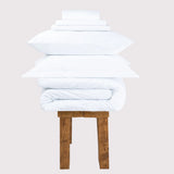 All Season Egyptian Giza Bedding Set - Brilliant White
