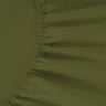 UPS 800 Thread Count Egyptian Cotton Grand Splendour Lux Buttery Smooth Lux Fitted Sheet - Olive Green
