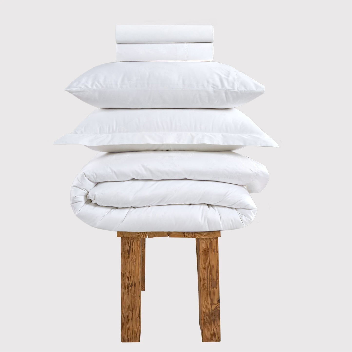 800 Thread Count Egyptian Cotton Diana Bedding Set - White