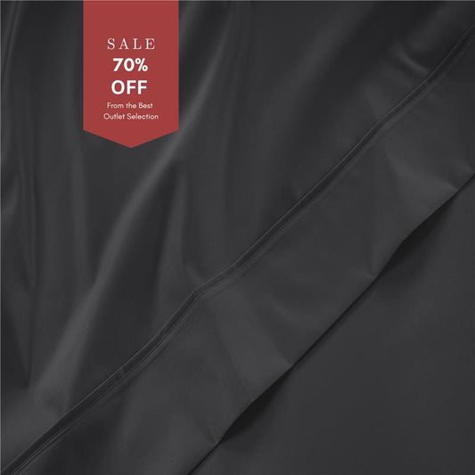 800 Thread Count Egyptian Cotton Grand Splendour LUXE Flat Sheet - Graphite Grey