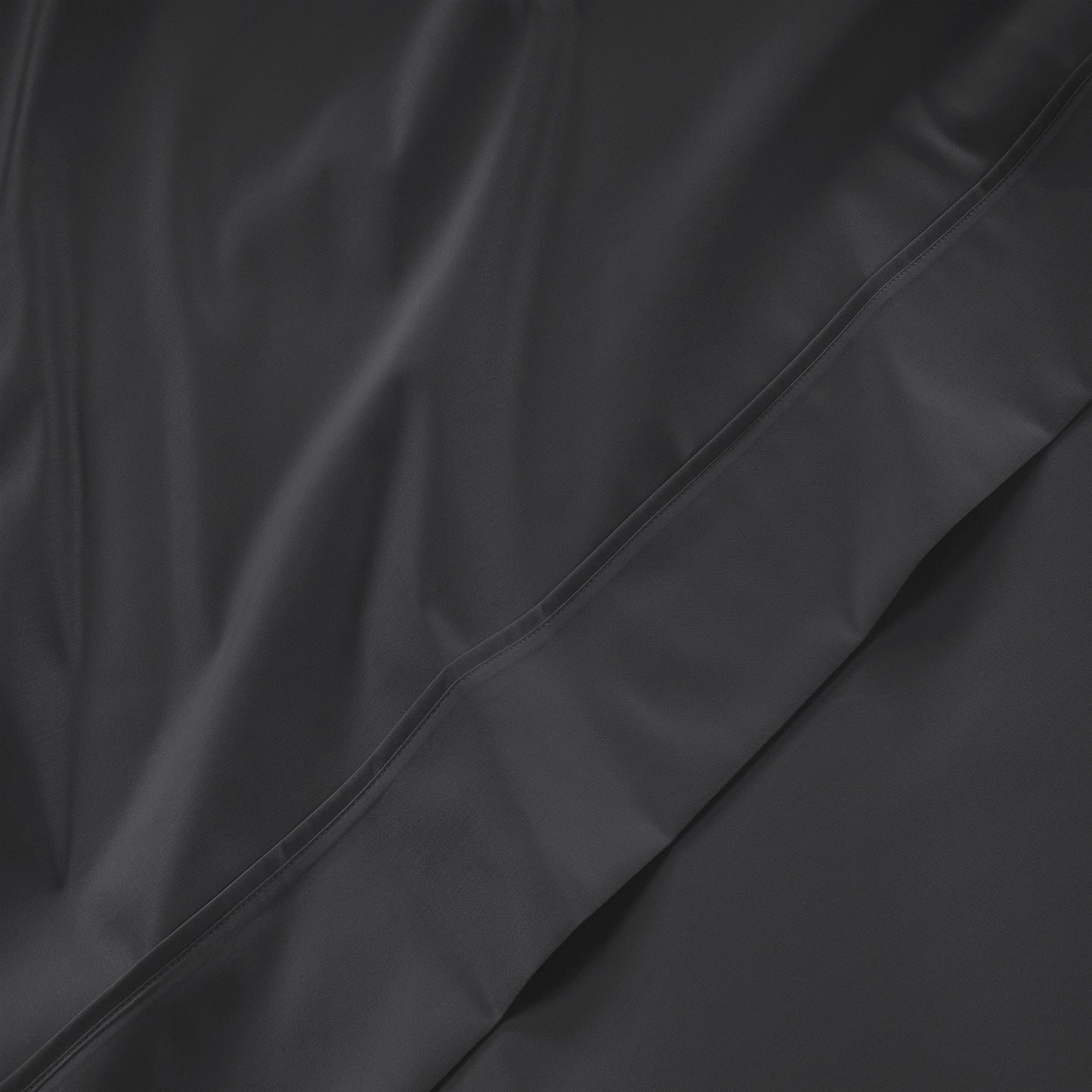300 Thread Count Peaceful Empress Percale Flat Sheet - Graphite Grey