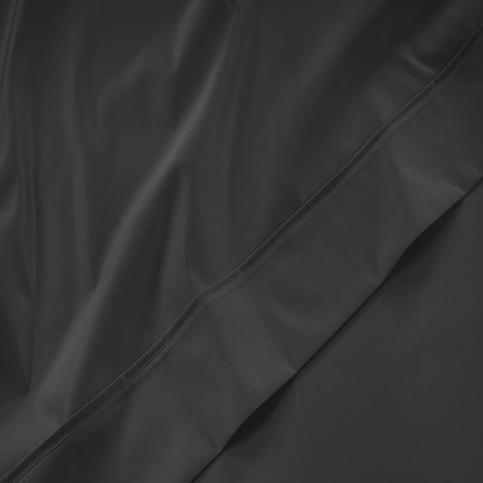 300 Thread Count Peaceful Empress Percale Flat Sheet - Graphite Grey