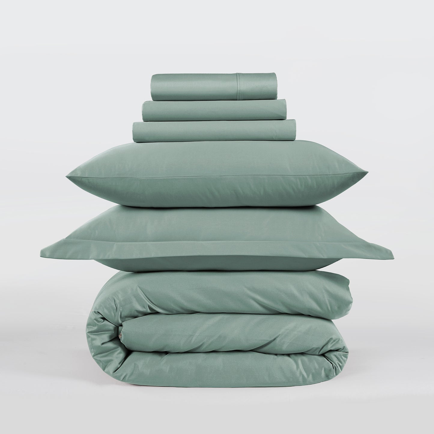800 Thread Count Egyptian Cotton Grand Splendour Lux Buttery Smooth - Misty Blue