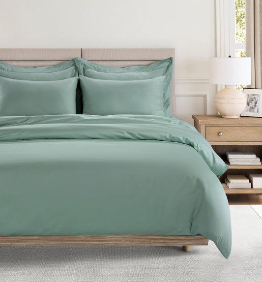 800 Thread Count Egyptian Cotton Grand Splendour Lux Buttery Smooth - Misty Blue