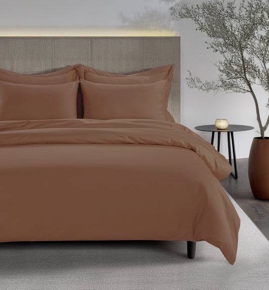All Season Egyptian Giza Bedding Set - Mocha
