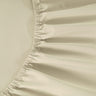UPS 800 Thread Count Egyptian Cotton Grand Splendour Lux Buttery Smooth Lux Fitted Sheet - Pearl