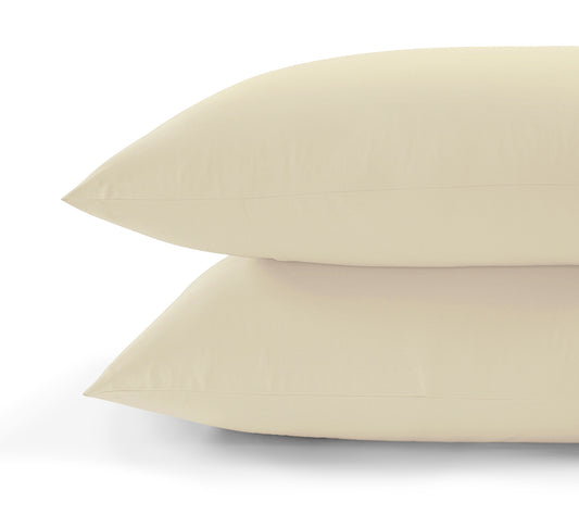 800 Thread Count Pair (2 Pillowcases) of Egyptian Cotton Grand Splendour Lux Buttery Smooth Pillowcases - Pearl