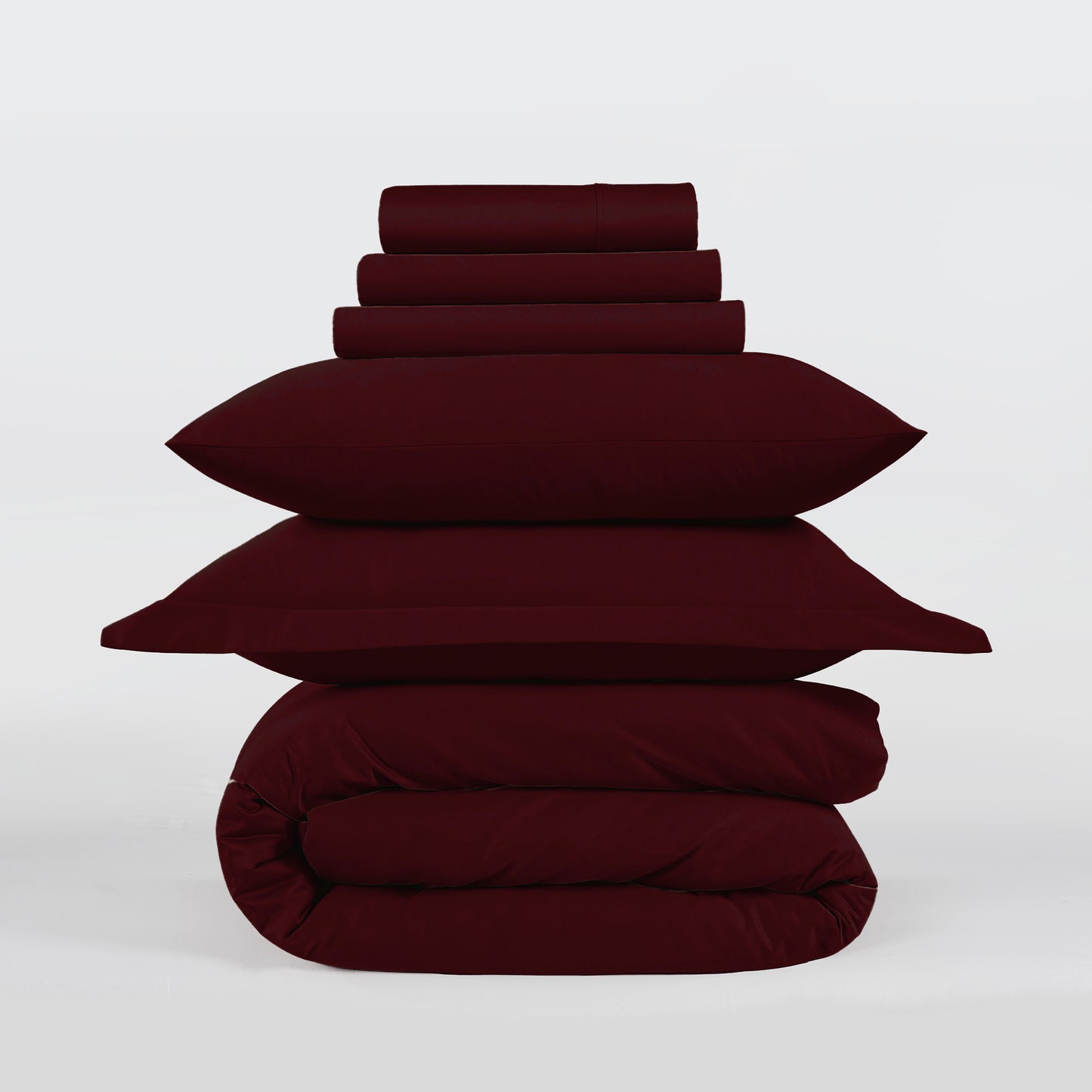 800 Thread Count Egyptian Cotton Grand Splendour Lux Buttery Smooth - Red