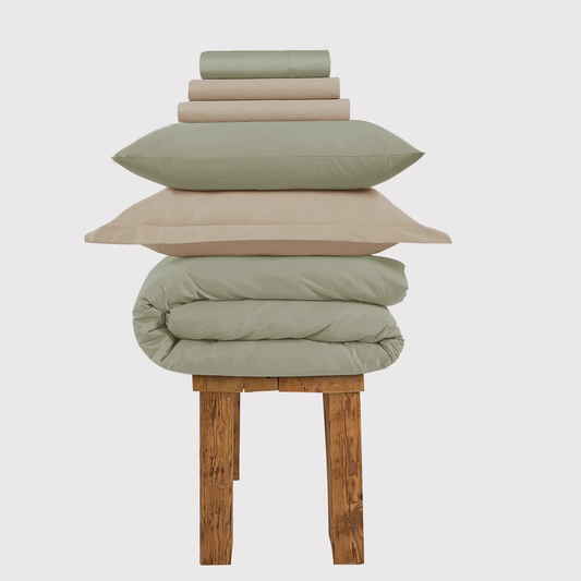 All Season Egyptian Giza Bedding Set - Sage & Bone