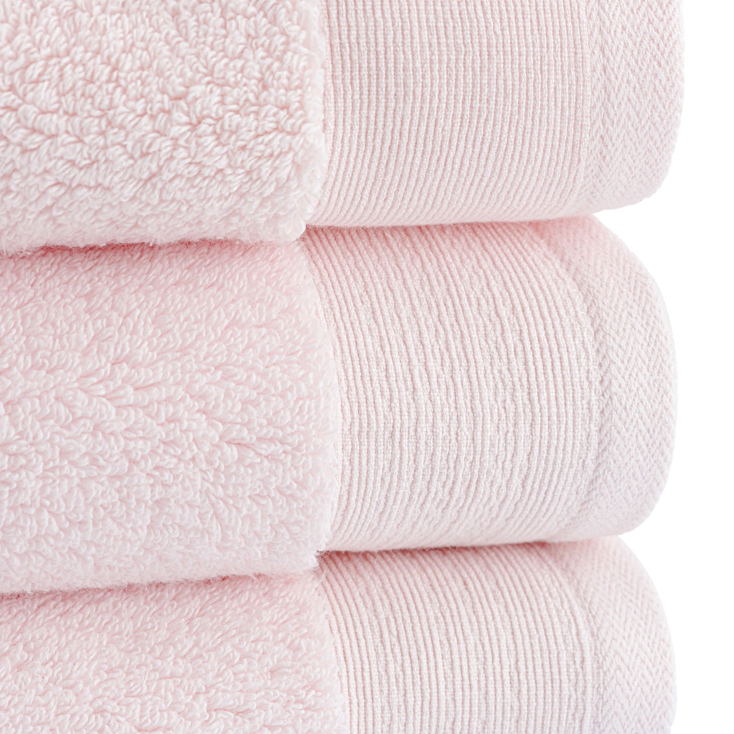 Egyptian Cotton Luxury Serenity Palace Plush Towel - Blush Pink - 700GSM Zero Twist