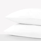 300 Thread Count Pair (2 pillowcases) of Peaceful Empress Pillowcases - Percale White