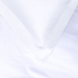 300 Thread Count Pair (2 pillowcases) of Peaceful Empress Pillowcases - Percale White