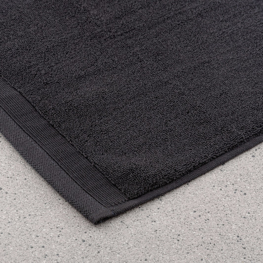 Serenity Palace Cotton Bath Mat - Grey - 1000GSM Zero Twist