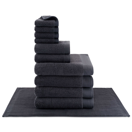 Egyptian Cotton Luxury Serenity Palace Plush Towels - Grey - 700GSM Zero Twist