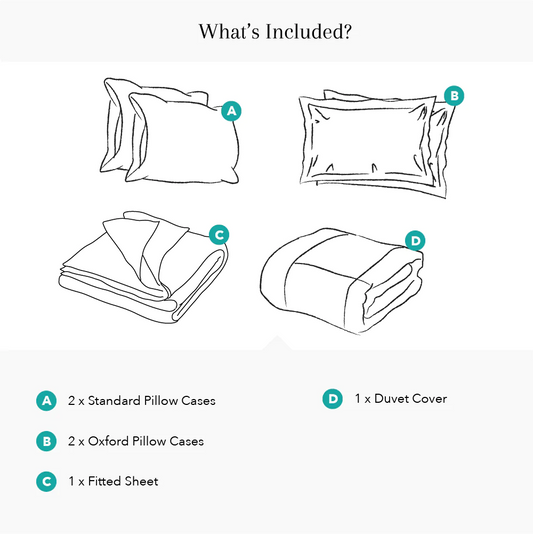 300 Thread Count Percale Peaceful Empress Bedding Set - Oatmeal