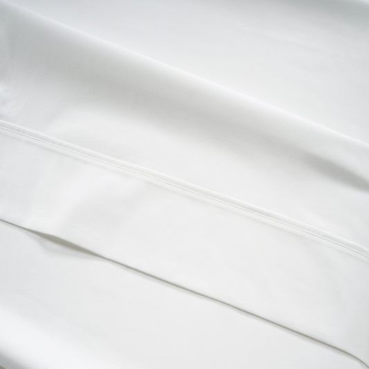 300 Thread Count Peaceful Empress Percale Flat Sheet - White