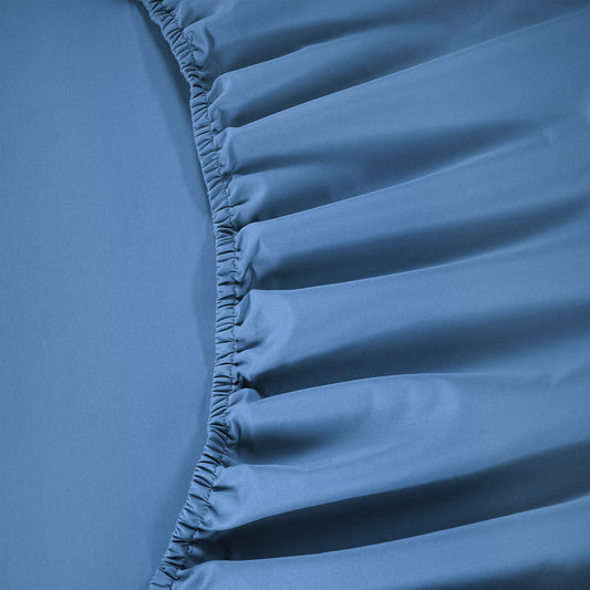 800 Thread Count Grand Splendour LUXE Fitted Sheet - Sateen Quiet Harbour