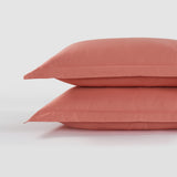 800 Thread Count Pair (2 Pillowcases) of Grand Splendour LUXE Pillowcases - Sateen Terra Cotta