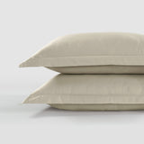 Pair (2 pillowcases) of Peaceful Empress Pillowcases -  Oatmeal