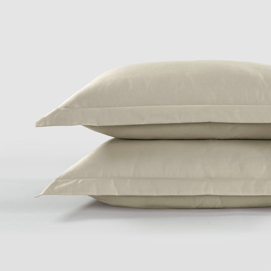 300 Thread Count Pair of Peaceful Empress Pillowcases -  Oatmeal