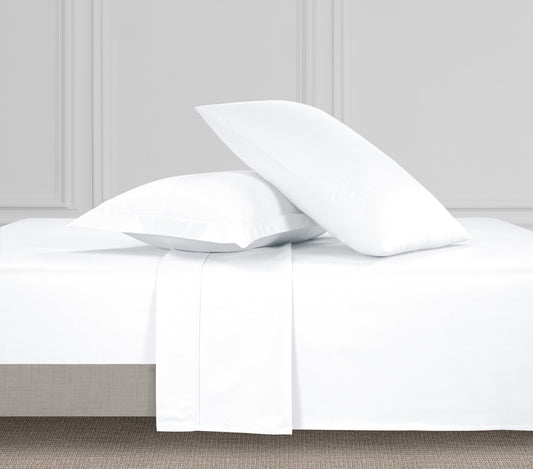 300 Thread Count Peaceful Empress Sheet Set - Percale White
