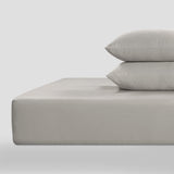 800 Thread Count Grand Splendour LUXE Fitted Sheet - Sateen Oyster Mushroom